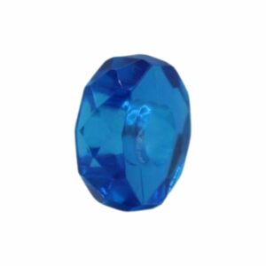 Rondelle Faceted Spacer – 10mm – Blue
