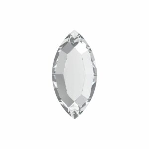 Navette - 10 x 5mm - Crystal F - Heat Fix