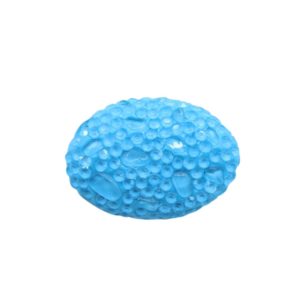 Mosaic Pave Bead - Flat Oval - 24 x 18mm - Light Blue