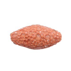 Mosaic Pave Bead - Oval - 32 x 15mm - Orange