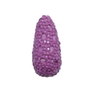 Mosaic Pave Bead - Tear Drop - 35 x 15mm - Fuchsia