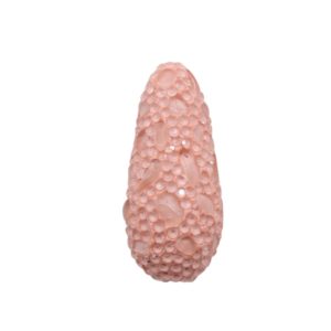 Mosaic Pave Bead - Tear Drop - 35 x 15mm - Apricot