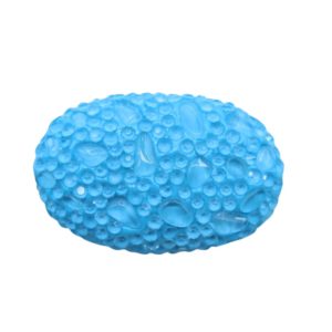 Mosaic Pave Bead - Flat Oval - 34 x 20mm - Light Blue