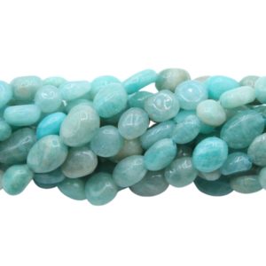 Amazonite B – 5-8mm Tumblestone – 38cm Strand