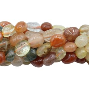 Mixed Stone – 5-8mm Tumblestone – 38cm Strand