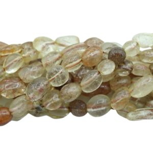 Rutalite – 5-8mm Tumblestone – 38cm Strand
