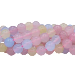 Morganite – 4mm Round – 38cm Strand