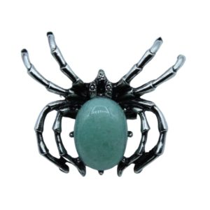 Spider Pendant / Brooch / Aventurine - 45mm