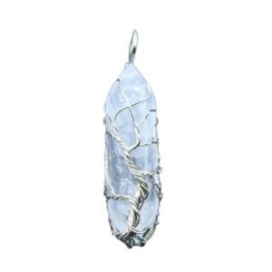 Icicle Pendant / Tree Of Life / Agate - 40mm