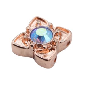 Crystal Slider - 13mm - 2 Hole - Lt Sapphire AB