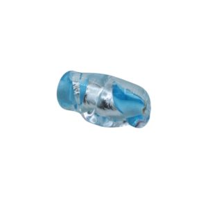 Czech Foil Twist – 15mm - Light Blue