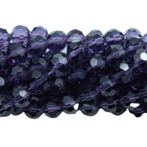 4mm – Round Faceted – Tanzanite – 35cm Strand