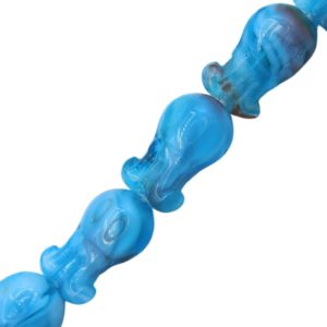 Octopus – 13mm - 38cm Strand - Blue