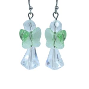 Crystal Angel - Peridot - 25mm