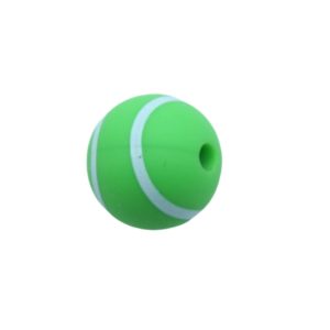 Silicone Round Bead - 12mm - Tennis Ball
