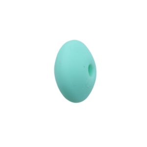 Silicone Spacer Bead - 12mm - Teale