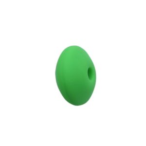Silicone Spacer Bead - 12mm - Green