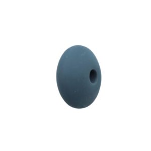 Silicone Spacer Bead - 12mm - Grey