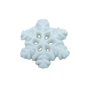 Snowflake - Glitter - 19mm