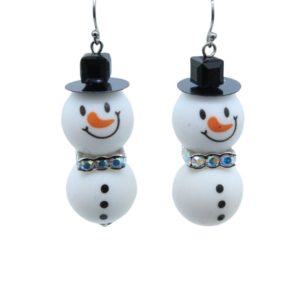 Snowman Earring – Silicone