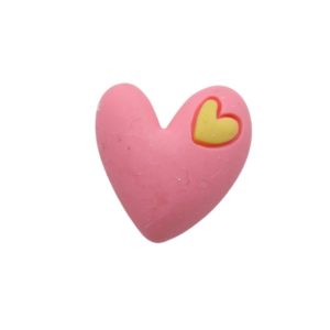 Heart - 20mm - Dark Pink