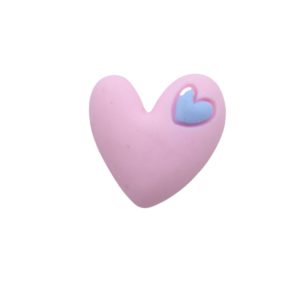 Heart - 20mm - Light Pink