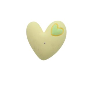 Heart - 20mm - Yellow