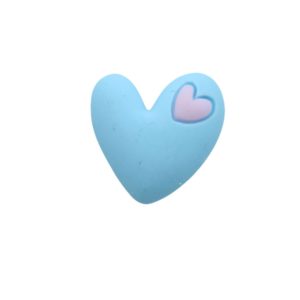 Heart - 20mm - Blue