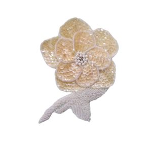 Flower / Stem - 160mm - Yellow AB