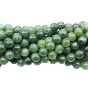 Jade - 8mm Round - Dyed - 38cm Strand - Green