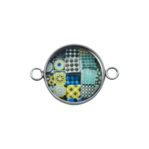 Picture Charm / Joiner – 18mm – Stainless Steel - P