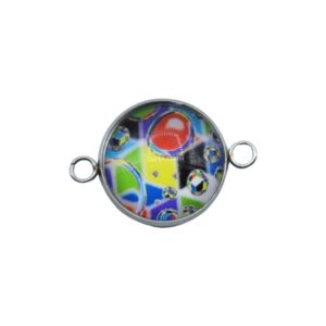 Picture Charm / Joiner – 18mm – Stainless Steel - L