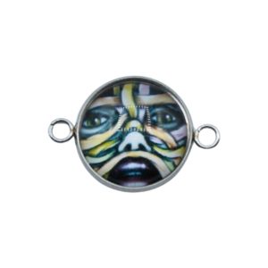 Picture Charm / Joiner – 18mm – Stainless Steel - Y