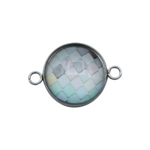 Picture Charm / Joiner – 18mm – Stainless Steel - W