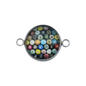 Picture Charm / Joiner – 18mm – Stainless Steel - U