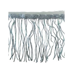 Sequin Fringe - 17cm - Lt Blue - Price per meter