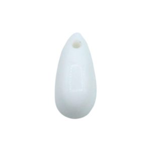 Drop - Glass China - Faceted - 16mm - White