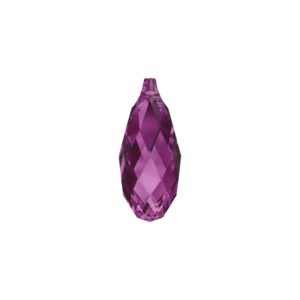 Swarovski 6010 – Briolette Pendant – 13 x 6.5mm – Fuchsia