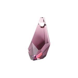 Swarovski 6015 – Polygon Drop – 17mm – Amethyst