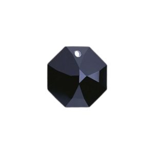 Swarovski 8116 – Octagon – 1 Hole - 14mm – Jet