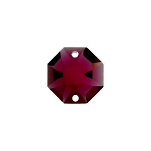 Swarovski 8116 – Octagon – 2 Holes - 14mm – Bordeaux Gold Teak