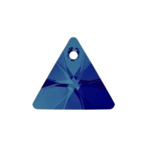 Swarovski 6628 – Triangle Pendant – 8mm – Bermuda Blue