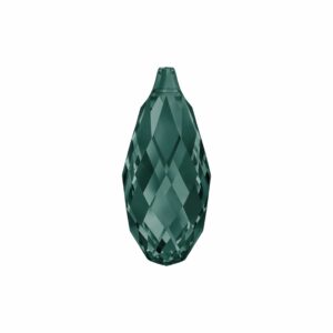 Swarovski 6010 – Briolette Pendant – 13 x 6.5mm – Palace Green Opal