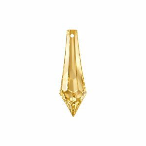 Swarovski 8621 – Icicle Drop – 38 x 14mm – Golden Shadow