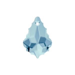 Swarovski 6090 – Baroque Pendant – 16mm – Aqua