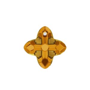 Swarovski 6868 – Cross Tribe Pendant – 14mm – Topaz
