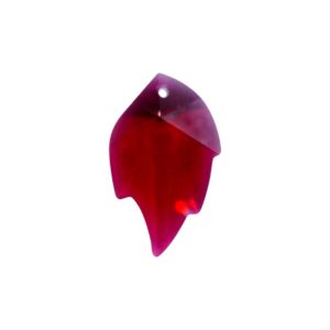 Swarovski 8805 – Leaf Pendant – 32mm – Bordeaux