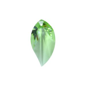 Swarovski 8806 – Leaf Pendant – 28mm – Light Peridot