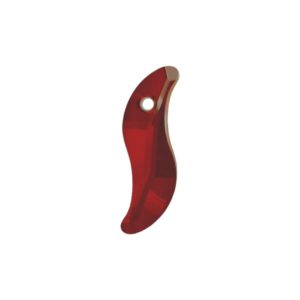 Swarovski 6525 – Wave Pendant – 19mm – Red Magma