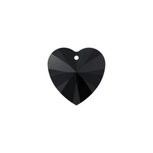 Swarovski 6202 – Heart Pendant - 14.4mm - Jet